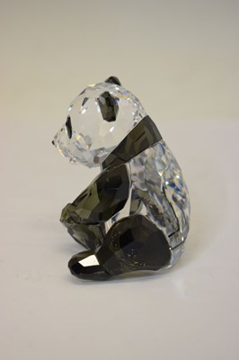 Lot 494 - Swarovski Crystal Collector's Society 'Endangered Wildlife' Pandas 2008