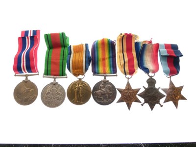 Lot 320 - First World War Medal Group