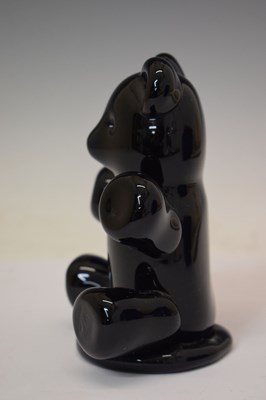 Lot 577 - Two limited edition Bristol Blue glass bears