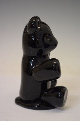 Lot 577 - Two limited edition Bristol Blue glass bears