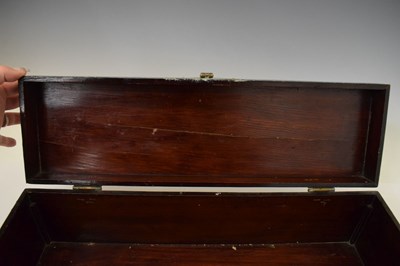 Lot 240 - Korean Joseon style mother-of-pearl inlaid box
