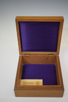 Lot 446 - Victorian Tunbridgeware handkerchief box