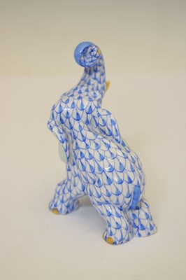 Lot 233 - Herend porcelain model of a baby elephant, etc