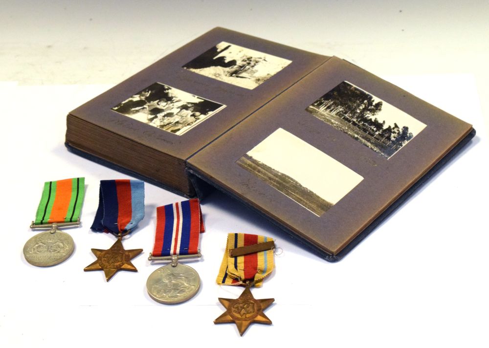 Lot 266 - Second World War medals and First World War