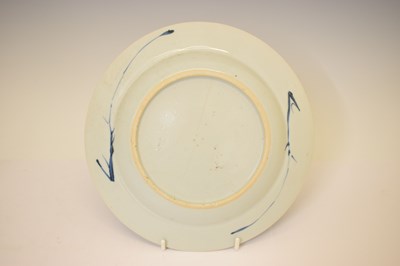 Lot 655 - Four Chinese blue and white porcelain plates