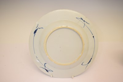 Lot 655 - Four Chinese blue and white porcelain plates