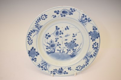 Lot 655 - Four Chinese blue and white porcelain plates