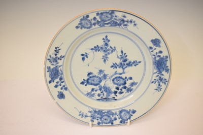 Lot 655 - Four Chinese blue and white porcelain plates