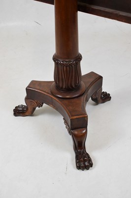 Lot 585 - Early to mid 19th Century snap-top tripod occasional table
