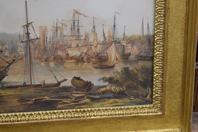 Lot 254 - Nicholas Pocock, OWS (British, 1740-1821) - Four Bristol aquatints