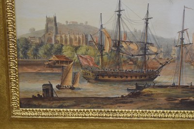 Lot 254 - Nicholas Pocock, OWS (British, 1740-1821) - Four Bristol aquatints