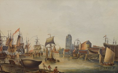 Lot 254 - Nicholas Pocock, OWS (British, 1740-1821) - Four Bristol aquatints