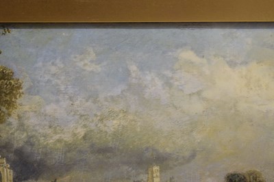 Lot 447 - Attributed to James Baker Pyne (British, 1800-1870) - Oil on panel
