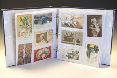 Lot 252 - Album of over 100 postcards