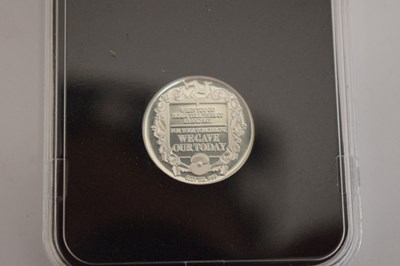 Lot 318 - Charles III Isle of Man Poppy silver sovereign, 2024