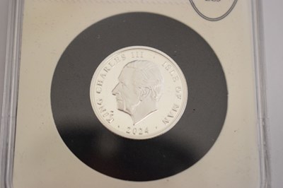 Lot 318 - Charles III Isle of Man Poppy silver sovereign, 2024