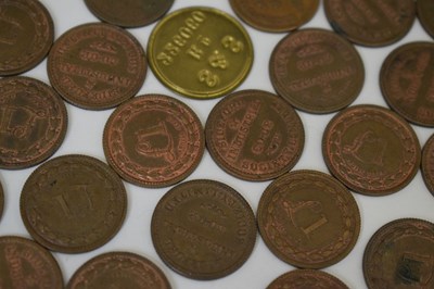Lot 359 - Approx 250 Bideford Industrial Co-op Society £1 tokens