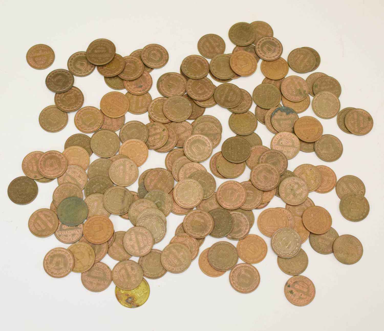 Lot 239 - Approx 300 Bideford Industrial Coop Society £1 tokens