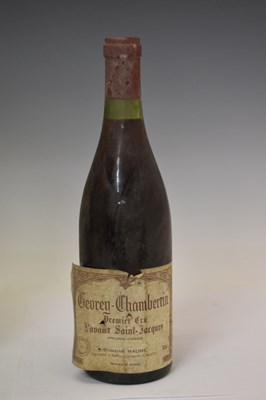 Lot 414 - Chauvot-Labaume - Geverey-Chambertin, 1983, and Pauaut Saint-Jacques Gevrey-Chambertin