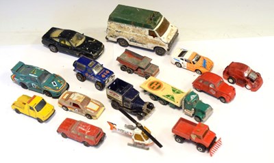 Lot 295 - Small quantity of diecast model vehicles to include; Matchbox, Corgi etc.