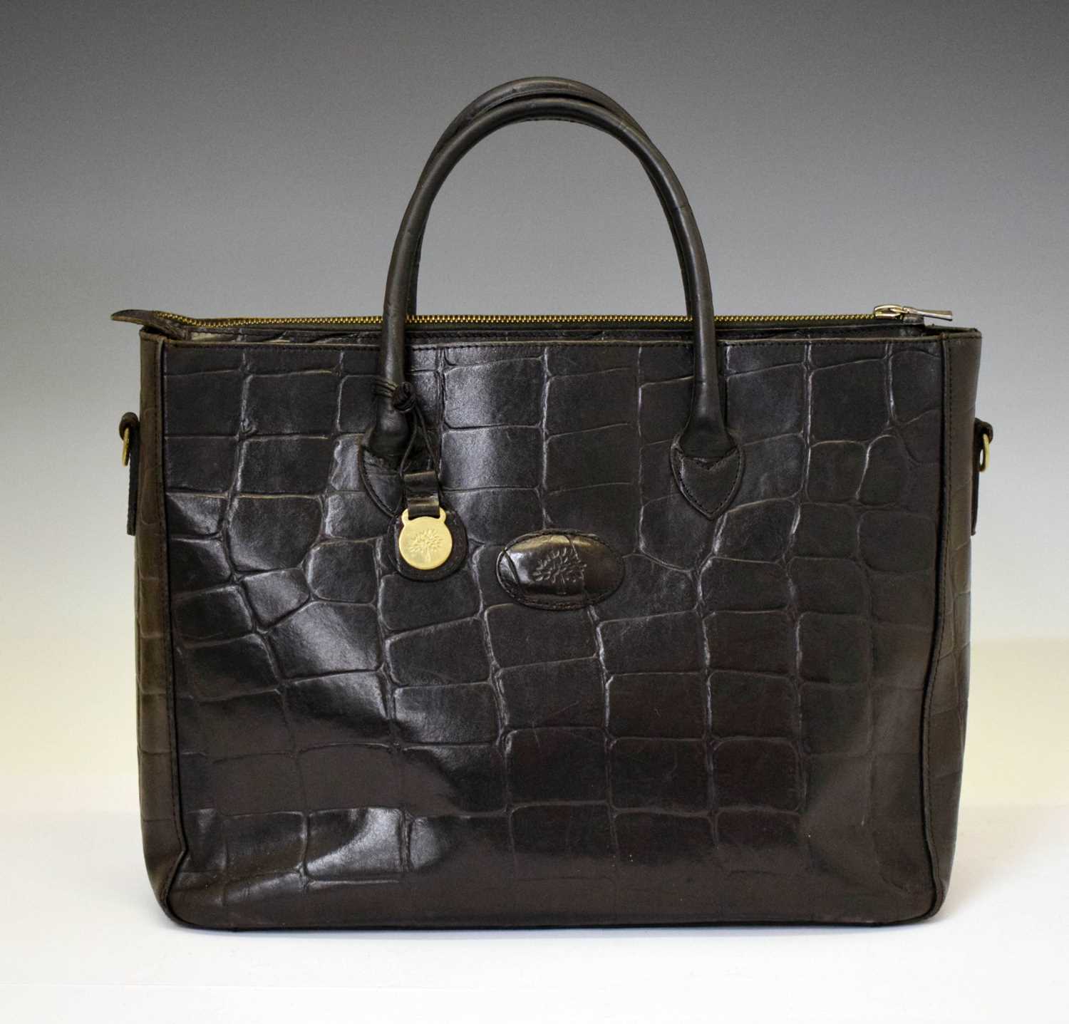Lot 269 - Mulberry - Black Congo Highbury two-handled bag
