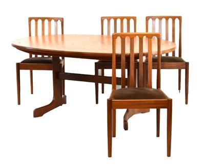 Lot 688 - G-Plan dining table, and set of four chairs