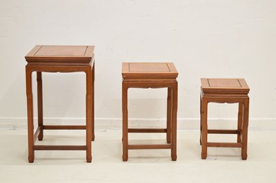 Lot 574 - George Zee and Co. nest of three tables