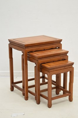 Lot 574 - George Zee and Co. nest of three tables