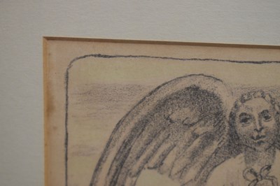 Lot 289 - Cuno Amiet, (Swiss, 1868-1961) - Mixed media - Angel