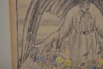 Lot 289 - Cuno Amiet, (Swiss, 1868-1961) - Mixed media - Angel