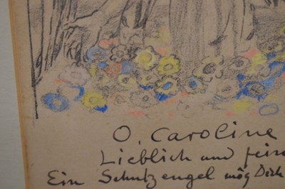 Lot 289 - Cuno Amiet, (Swiss, 1868-1961) - Mixed media - Angel