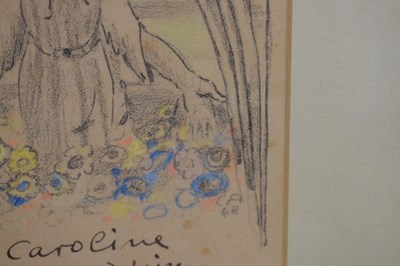 Lot 289 - Cuno Amiet, (Swiss, 1868-1961) - Mixed media - Angel