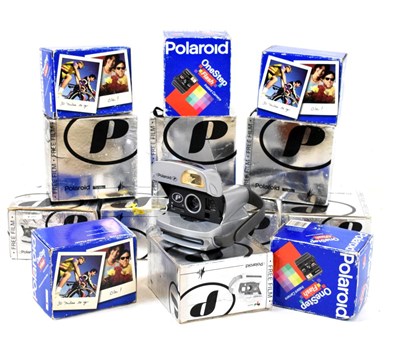 Lot 594 - Group of thirteen boxed Polaroid camera