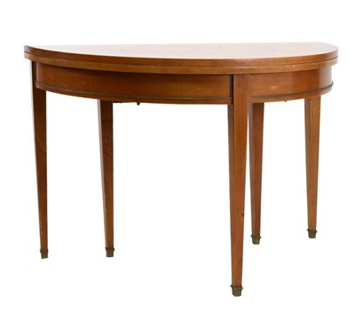 Lot 526 - Demi-lune fold-over dining table