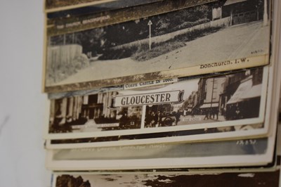Lot 390 - Early 20th century and later postcards to include Titanic, a small quantity of coinage