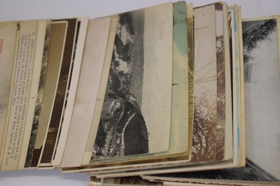 Lot 390 - Early 20th century and later postcards to include Titanic, a small quantity of coinage