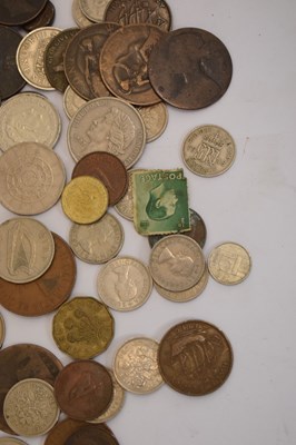 Lot 390 - Early 20th century and later postcards to include Titanic, a small quantity of coinage