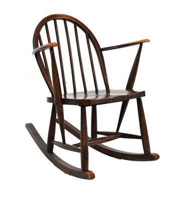 Lot 541 - Ercol low rocking chair