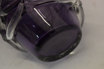 Lot 146 - Large Amethyst studio glass vase