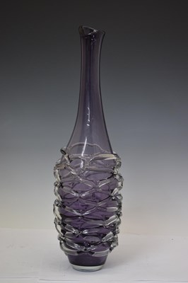Lot 146 - Large Amethyst studio glass vase