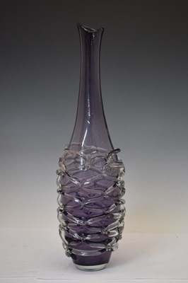 Lot 146 - Large Amethyst studio glass vase