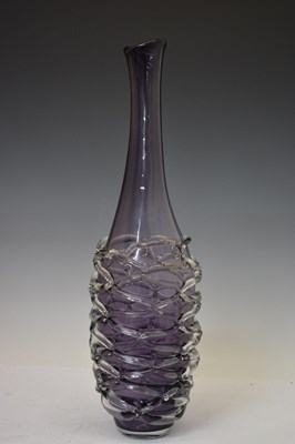 Lot 146 - Large Amethyst studio glass vase
