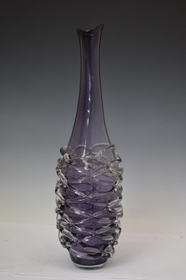 Lot 146 - Large Amethyst studio glass vase
