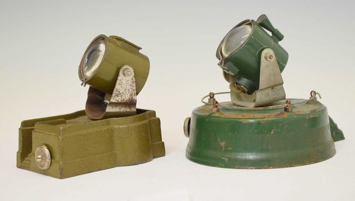 Lot 174 - Astra Pharos - Two 1950s model anti aircraft searchlights