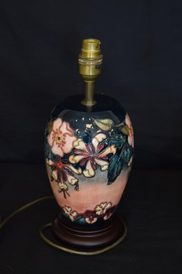 Lot 471 - Moorcroft - Table lamp, etc