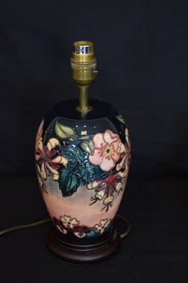 Lot 471 - Moorcroft - Table lamp, etc
