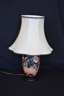 Lot 471 - Moorcroft - Table lamp, etc