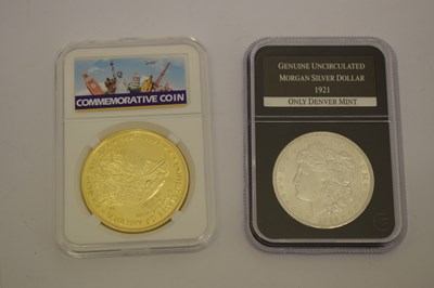 Lot 243 - Collection of USA coins and medallions