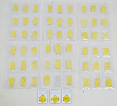 Lot 242 - Collection of fantasy 'gold' ingots