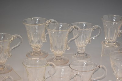 Lot 365 - Collection of forty-six clear glass custard cups etc